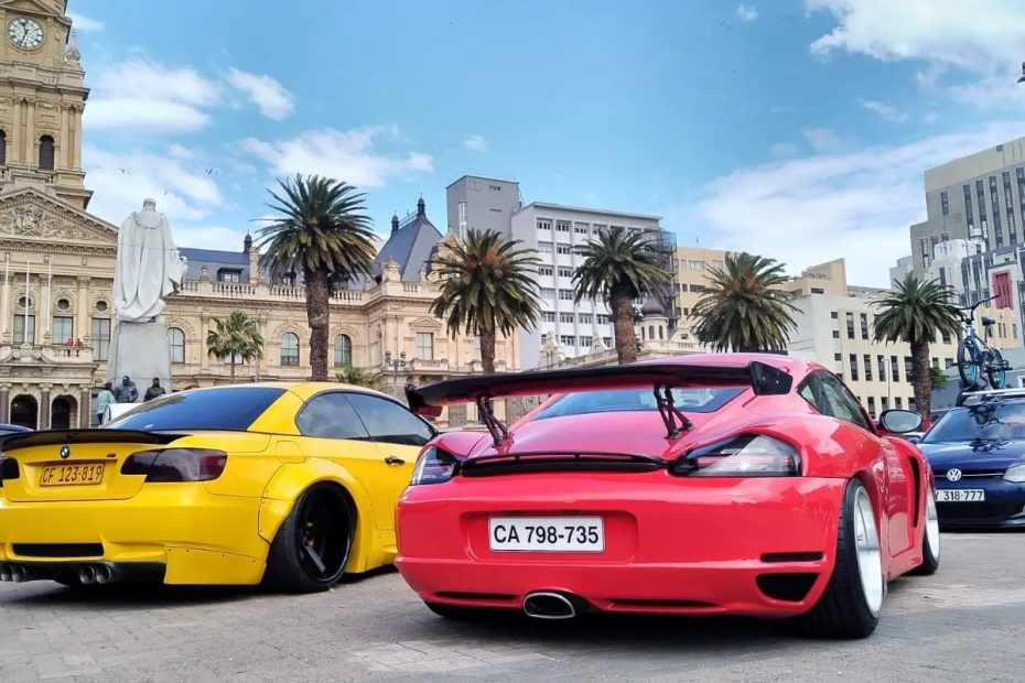 Bagged BMW and Porsche builds on AIRBFT